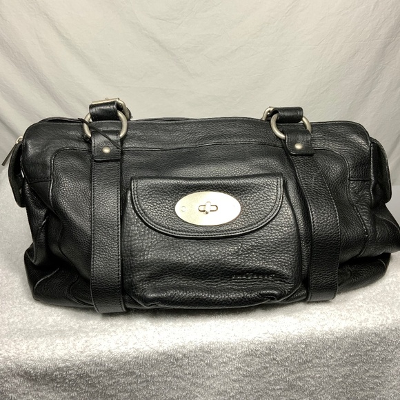 NWT - Frederic T of Paris Black Leather Satchel - Picture 2 of 16